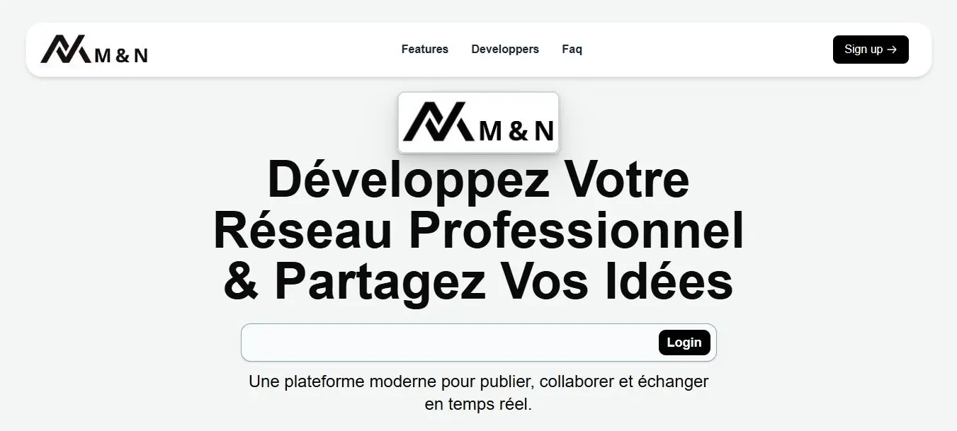 Social Blog App screenshot 1